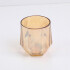 Vaso de vidrio hexagonal ámbar Vaso De Vidrio Hexagonal ámbar