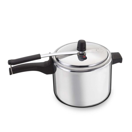 Olla Cacerola Presión 7L Ø24cm Espesor 2.2mm Pulida Aluminio Plateado
