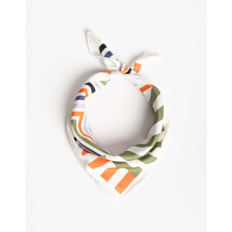 Pañuelo Estampado Combinacion Multicolor