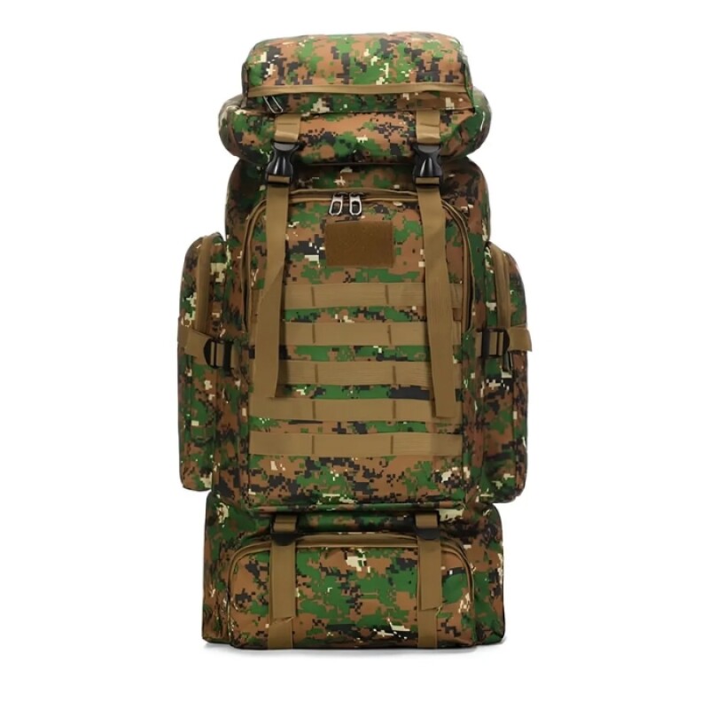 Mochila Táctica Militar 80L Trekking Verde