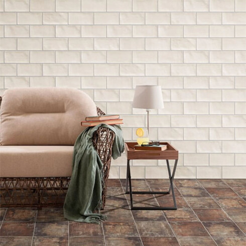 CERÁMICA DISEÑO TIPO BRICK 30X50 BRILLO PULIDO Y LADRILLOS GAMAS DE BLANCO