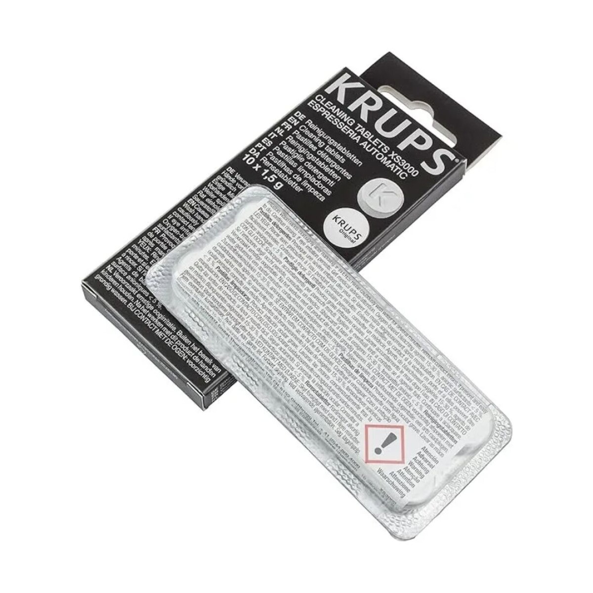 10 Tabletas de limpieza para cafeteras KRUPS XS3000 