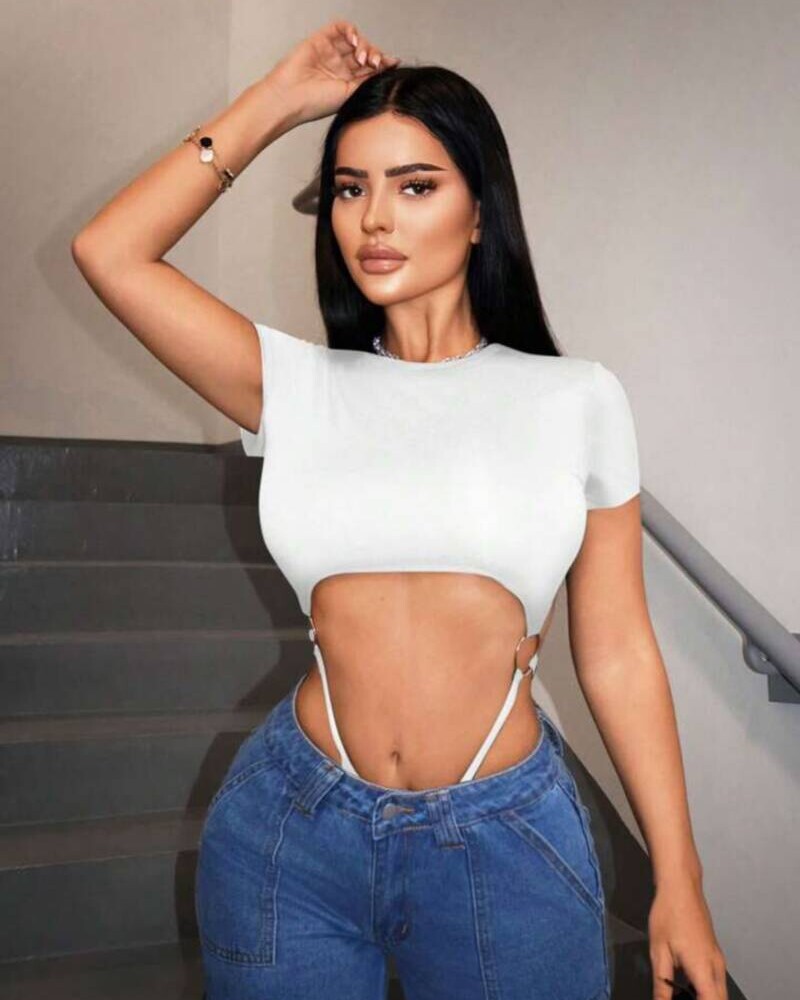 BODY CON ARO BLANCO