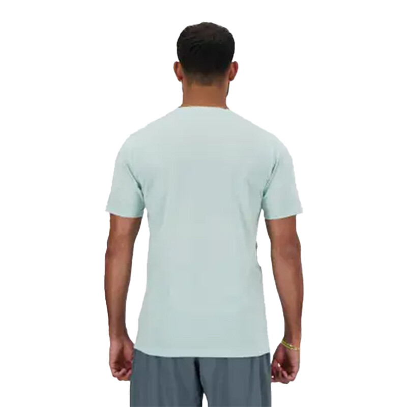 Remera New Balance Heathertech Azul