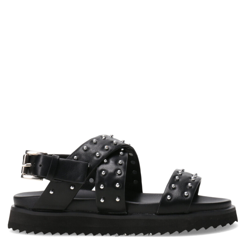 Sandalias de Niña MINI Miss Carol PELLY con tachas Negro