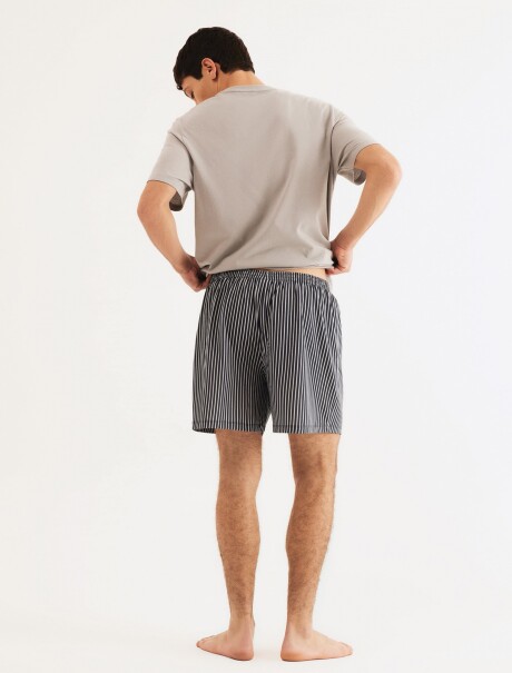 PIJAMA DE ALGODÓN GRIS