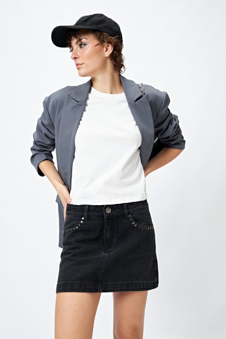 FALDA STONE Negro
