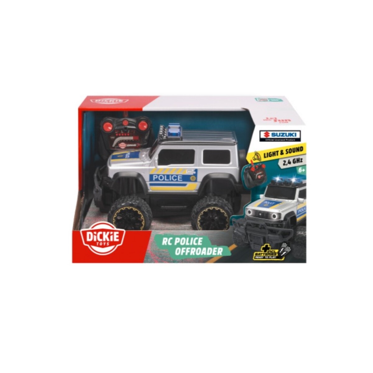 Dickie radio control Suzuki Jimny Policia 2,4 GHz 
