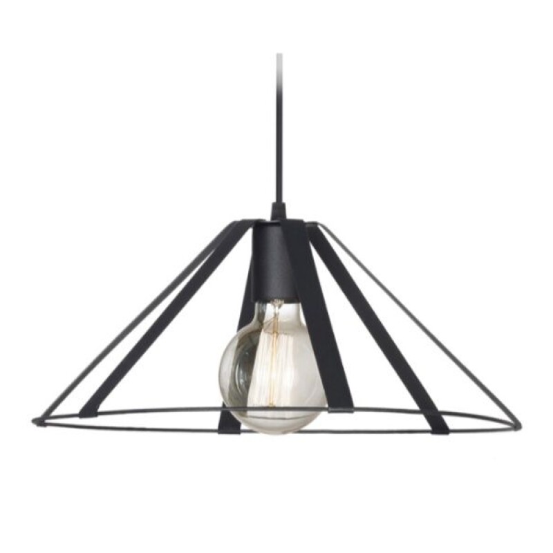 COLGANTE ESQUEL 1L CONICO NEGRO E27 COLGANTE ESQUEL 1L CONICO NEGRO E27