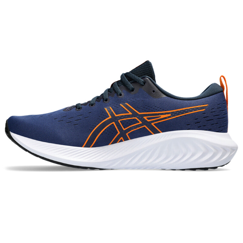 GEL Excite 10 - Hombre Deep Ocean/bright Orange