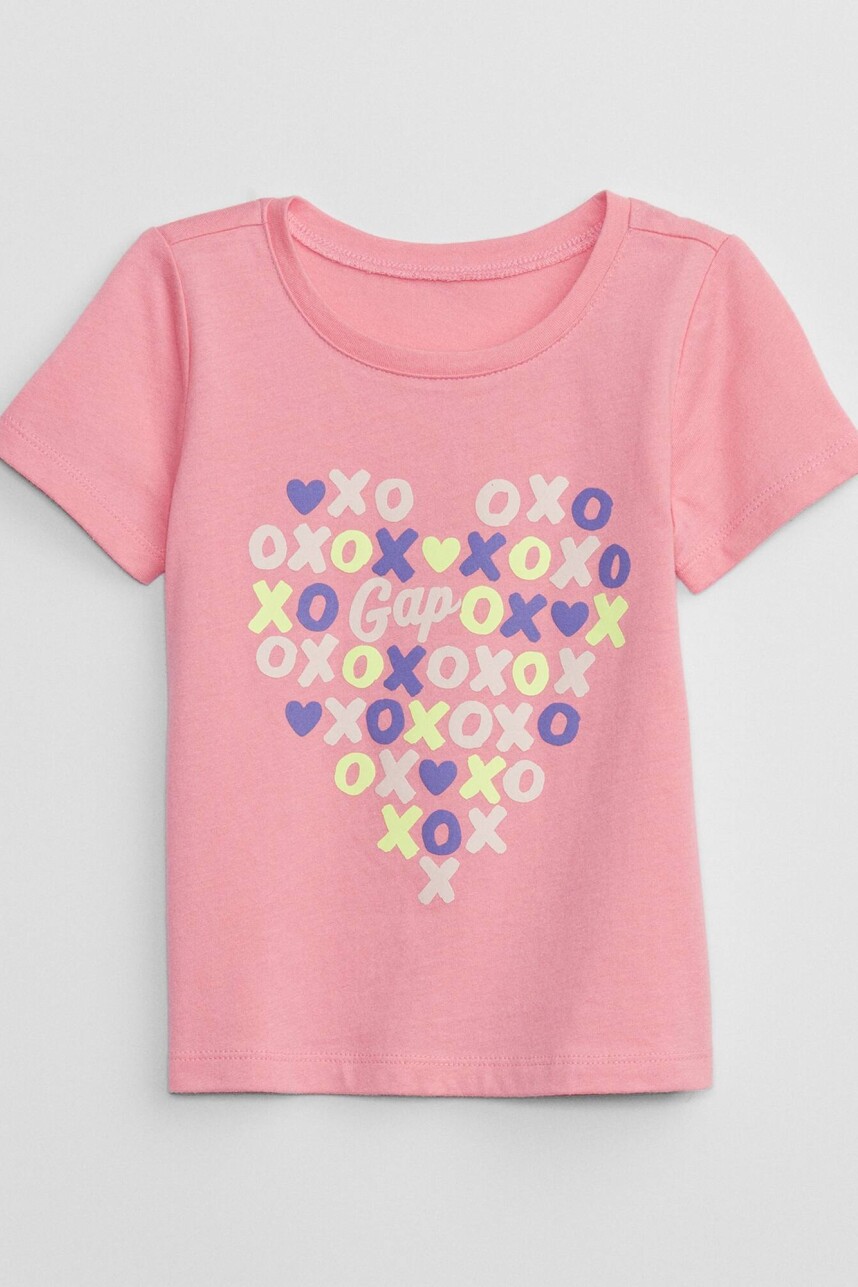 Remera Gràfico Toddler Niña Coral Frost