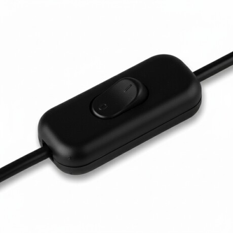 INTERRUPTOR EN LINEA 4A 250V Interruptor en Linea 4A 250V Negro