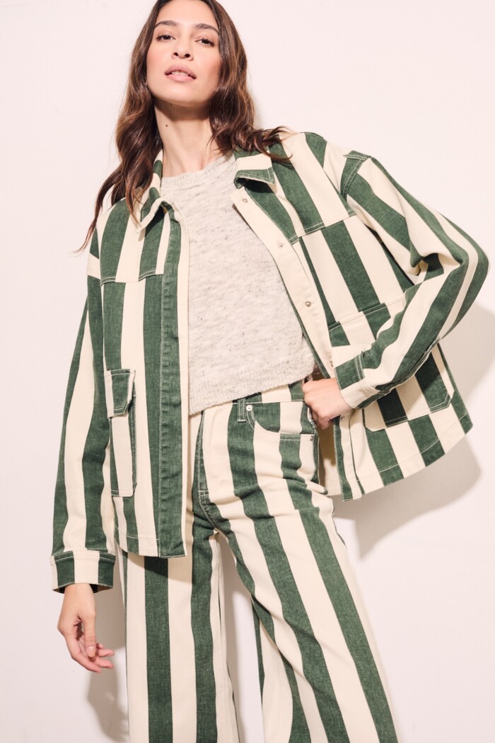 Sobrecamisa Rayas Safari