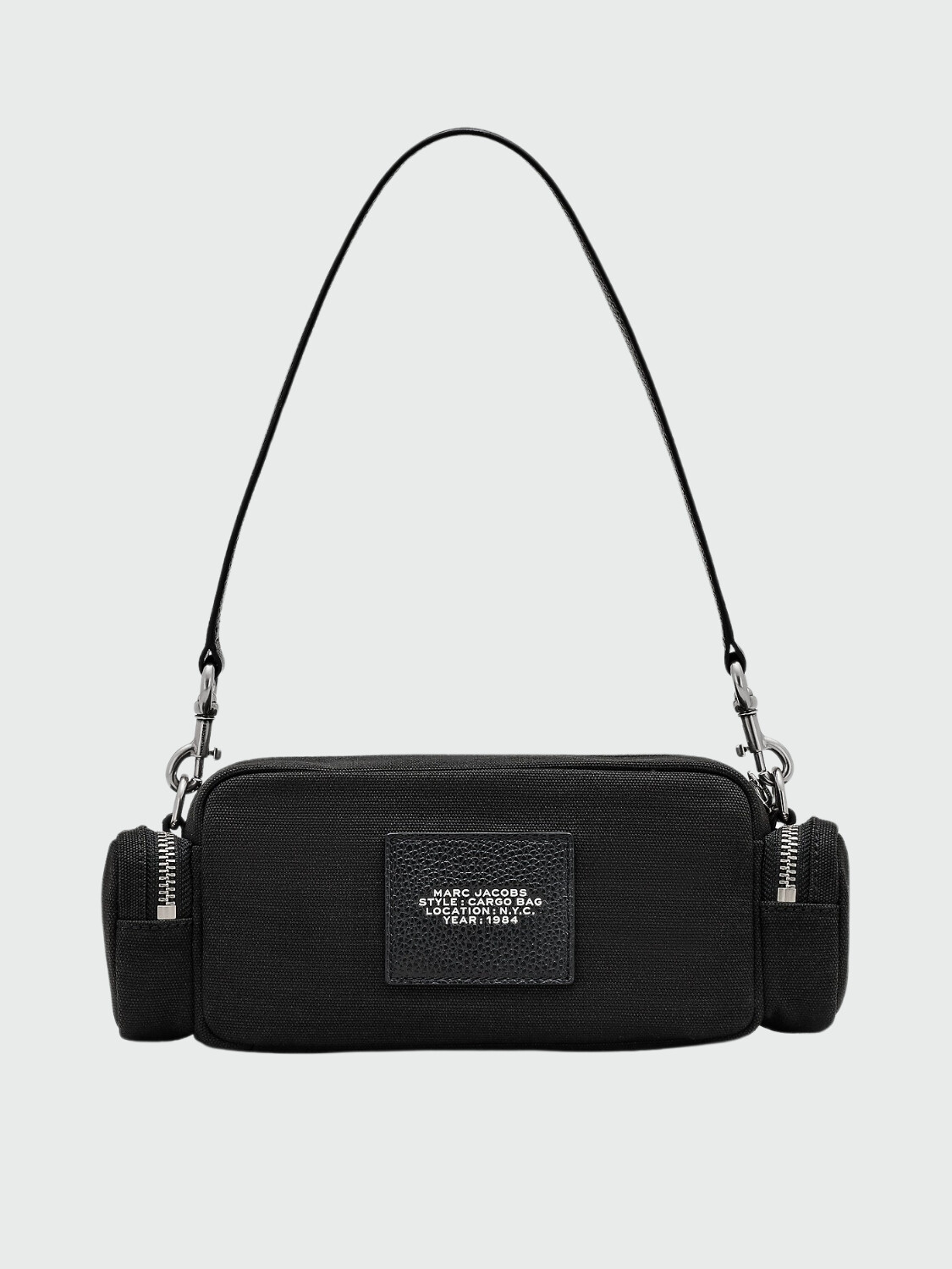 THE CARGO CANVAS SHOULDER BAG Negro