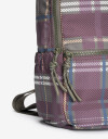 Mochilas Urbanas Nylon Mochila Con Bolsillo Delantero Y Laterales. - Estampado Geometrico