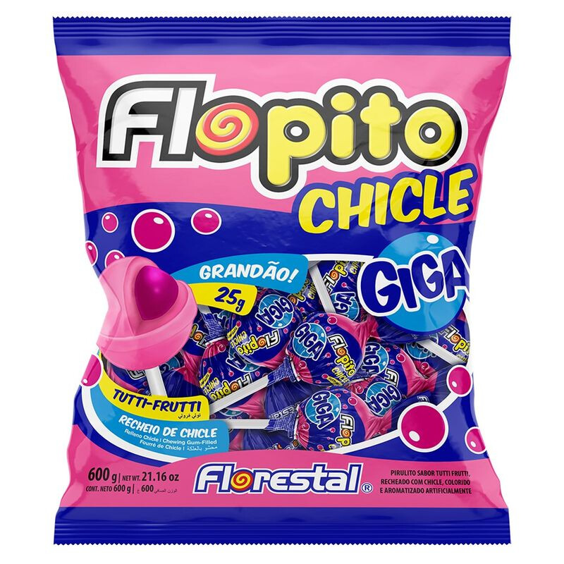 Chupetin Relleno de Chicle Flopito Chupetin Relleno de Chicle Flopito