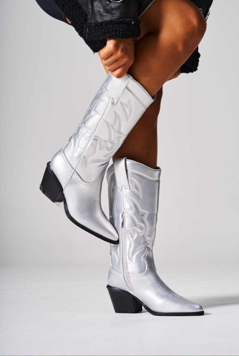 Bota Amelie - plata 