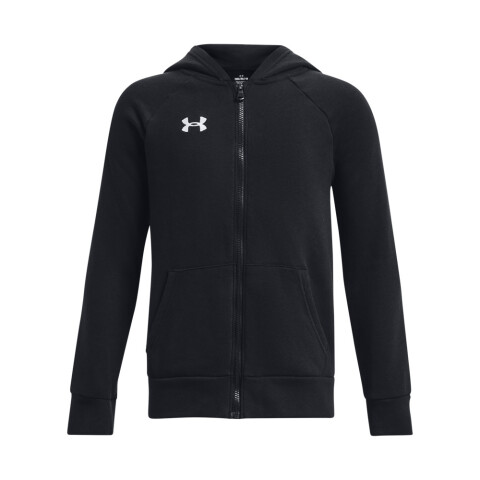 UA Rival Fleece FZ Hoodie-BLK BLK-001
