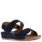 Sandalias de Mujer Lady Confort OLGA con velcros Negro