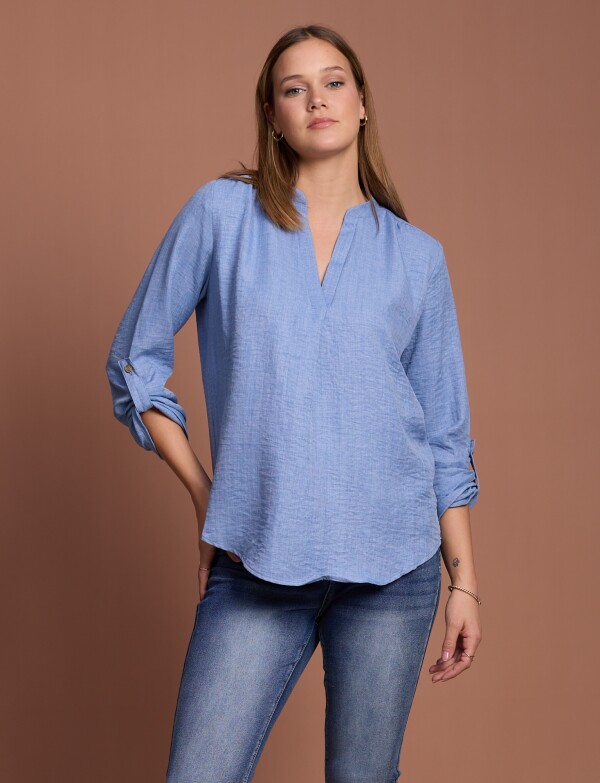 Blusa Solid AZUL