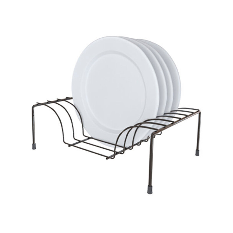 Soporte vertical para platos NEGRO