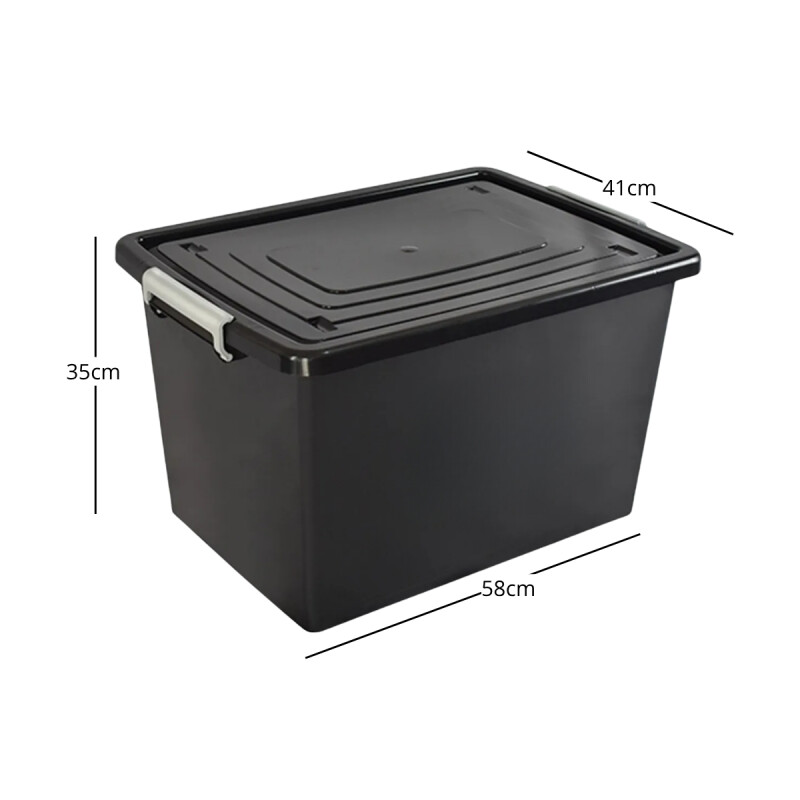 Caja organizadora 56 lts NEGRO