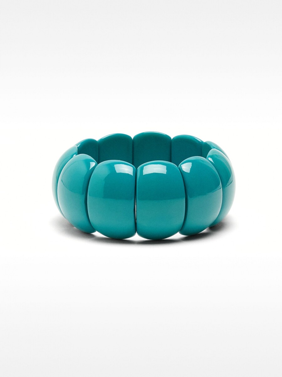 Pulsera Elástica Redondeada azul
