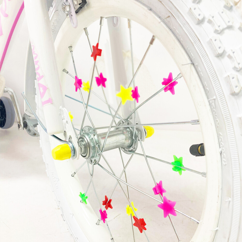 Bicicleta Infantil Rodado 12 Niña Con Rueditas Blancas Y Canasto Blanco