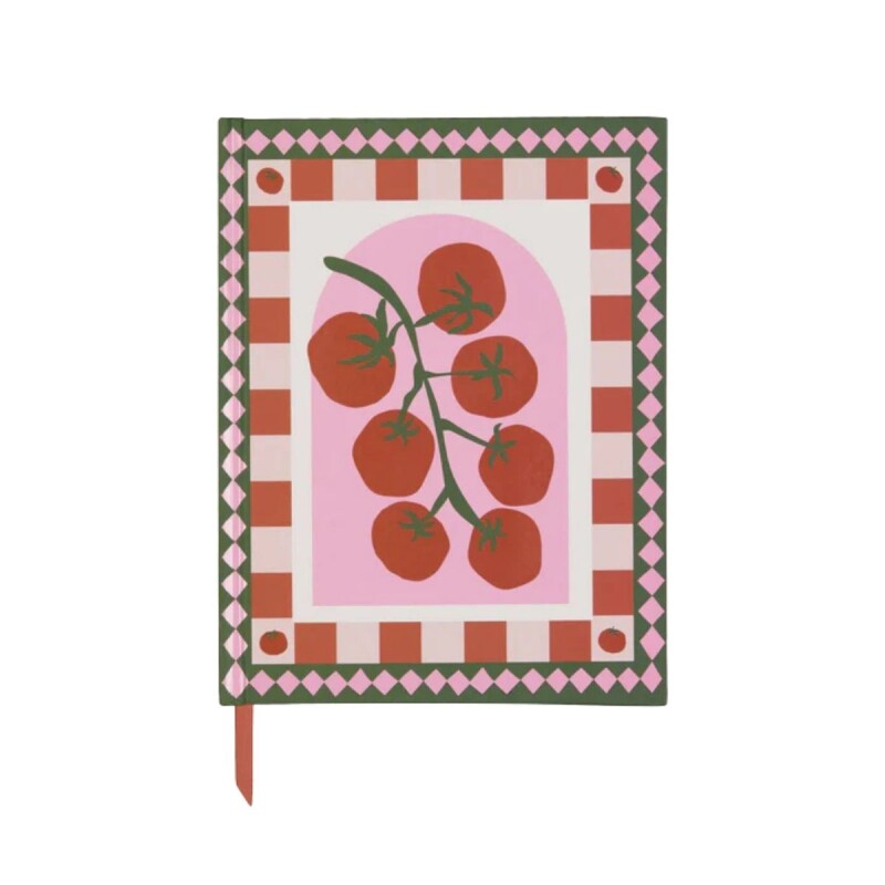 Cuaderno tapa dura rayado 15 x 19,5cm Tomato