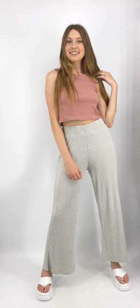 PANTALON ALLIE PORTEZUELO - GRIS 