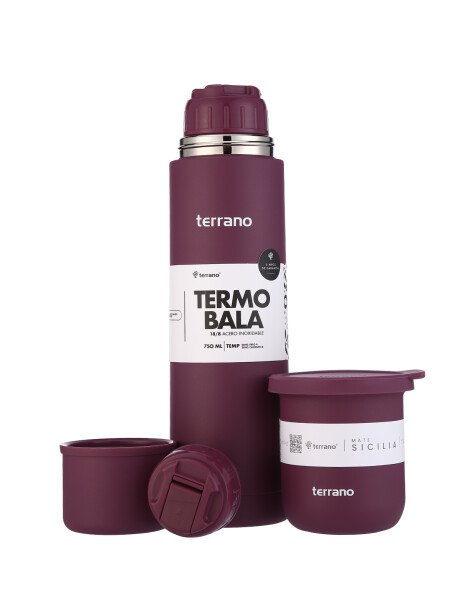 Kit Acero Bala - 750mL + Mate Sicilia Uva