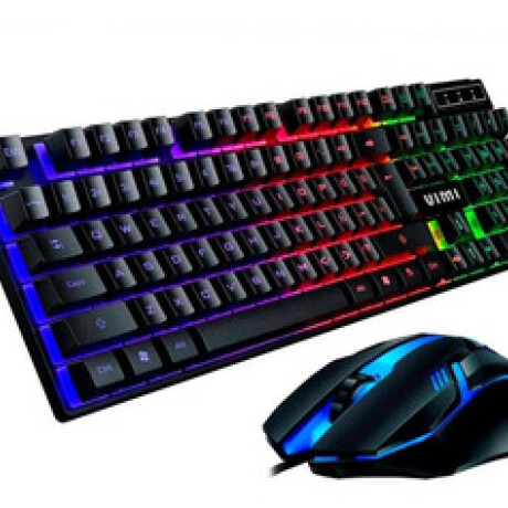 Teclado y Mouse Gamer con Luces de Colores Conexión USB 001