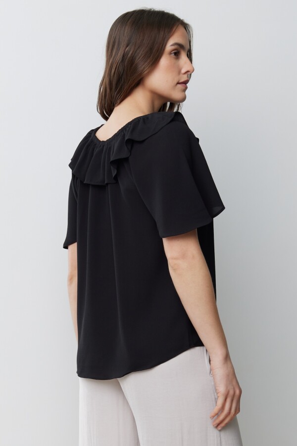 Blusa Volados NEGRO