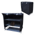 Zapatera Tela Ropero 3 Estantes Organizador Puerta Variante Color Negro