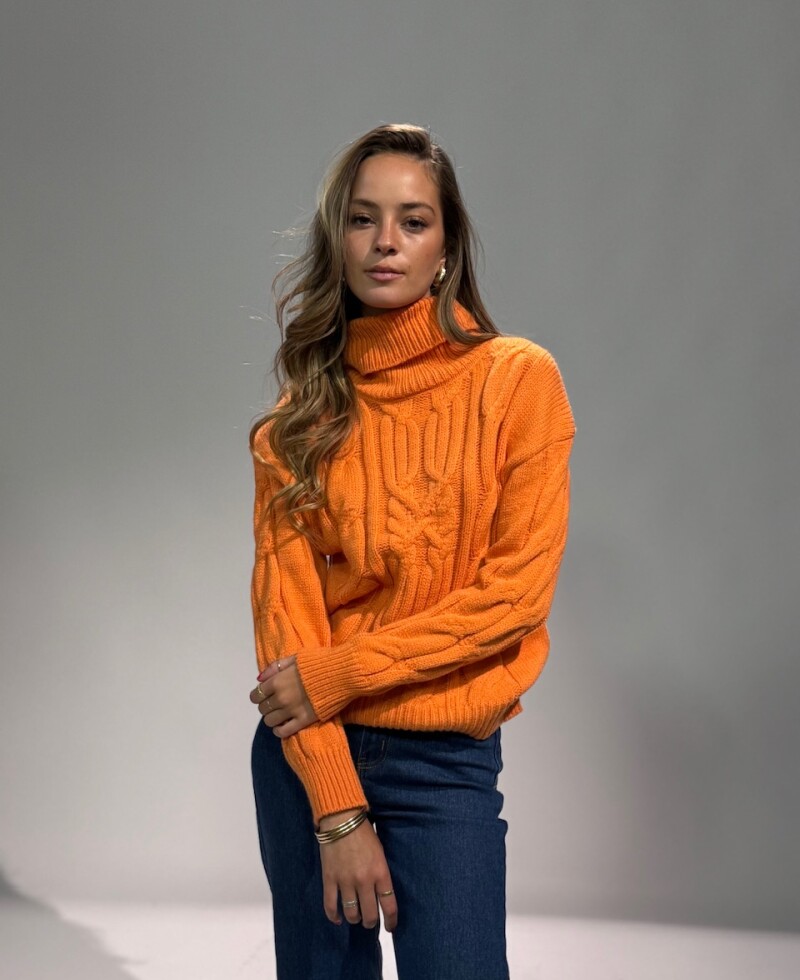 Polera Paz naranja