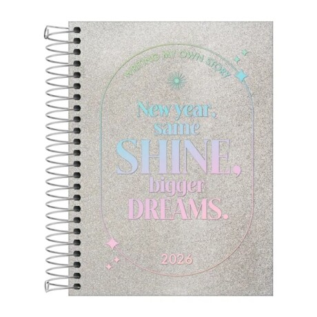 Agenda Tilibra 2026 Shine Plateada