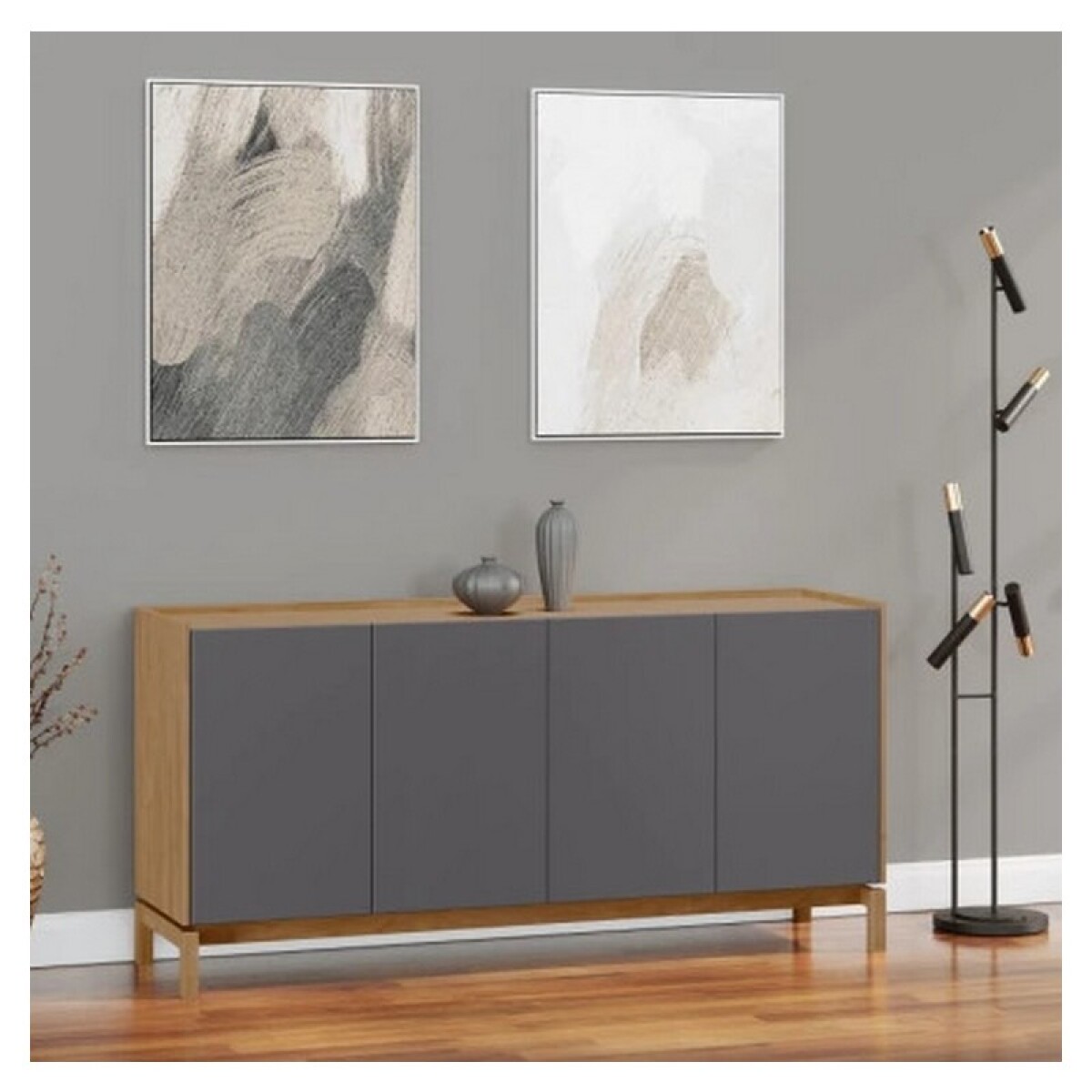 BALCÓN FINESTRA BARCELONA 4 PUERTAS 1 CAJON TAURI/CONCRET 