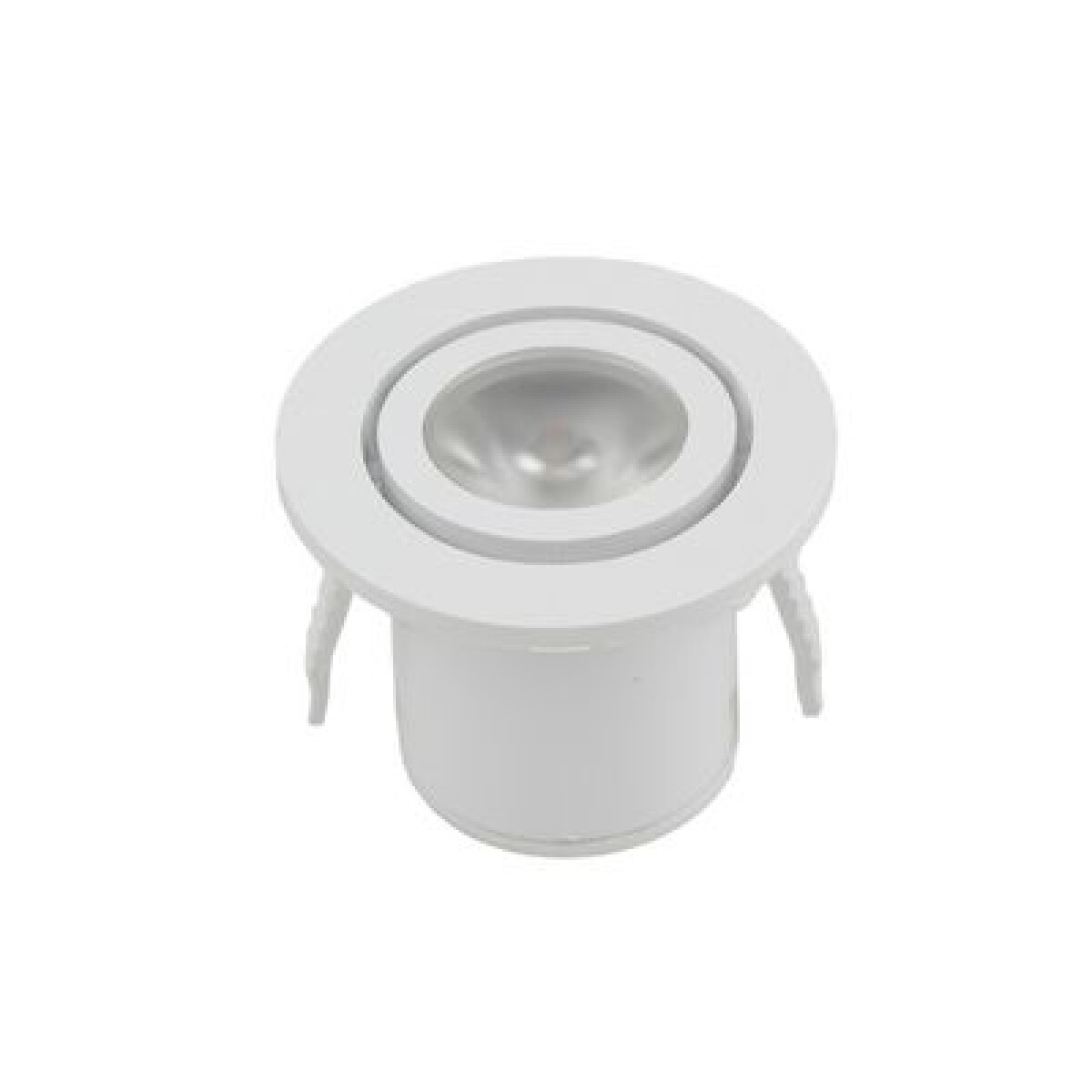SPOT CABINET NANO LED REDONDO PC 1W 3.000K BIVOLT D38MM BLANCO 