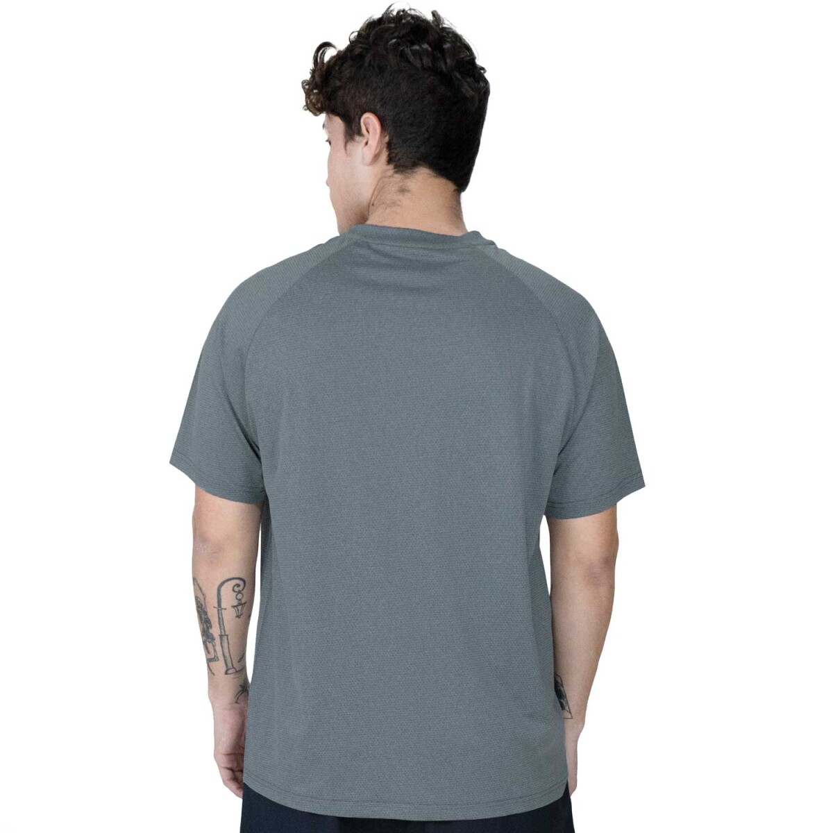 TSHIRT MEN POLY/SPX EVERLAST FALCON BK M - CH 
