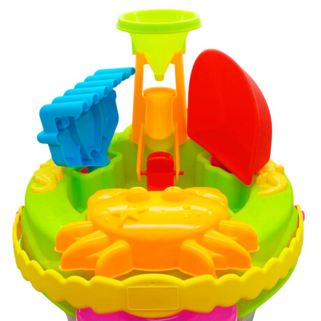 Set Balde Playa Grande 8p C/ Regadera Juego Arena Set Balde Playa Grande 8p C/ Regadera Juego Arena