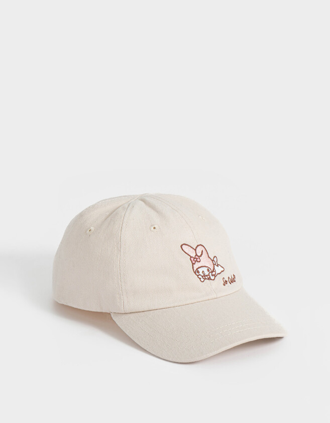 Caps y sombreros infantiles Gorra Bordada "my Melody" - Marron Beige