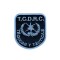 Parche bordado Técnicas y Tácticas - TCDRC Negro