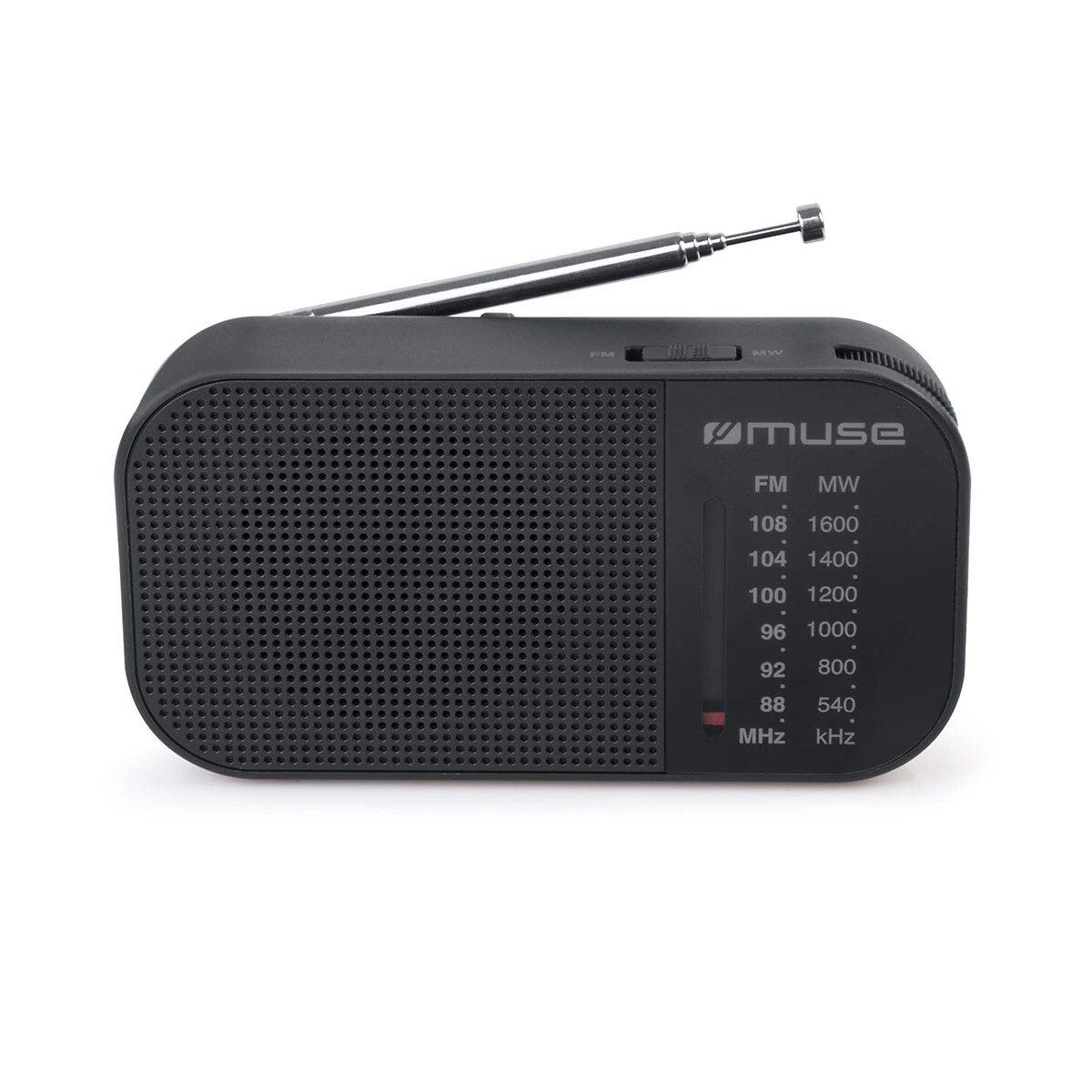 Radio Portátil Muse Analoga M025R AM FM 