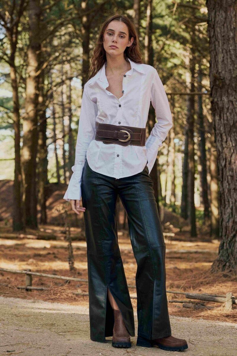 Pantalón Leather Ryder Negro