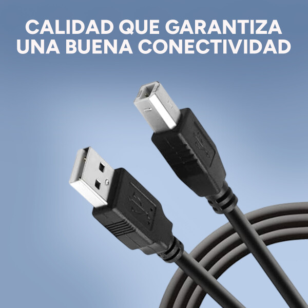 Cable HP DHCPT100 USB Para Impresoras Periféricos 2 Metros Color Negro
