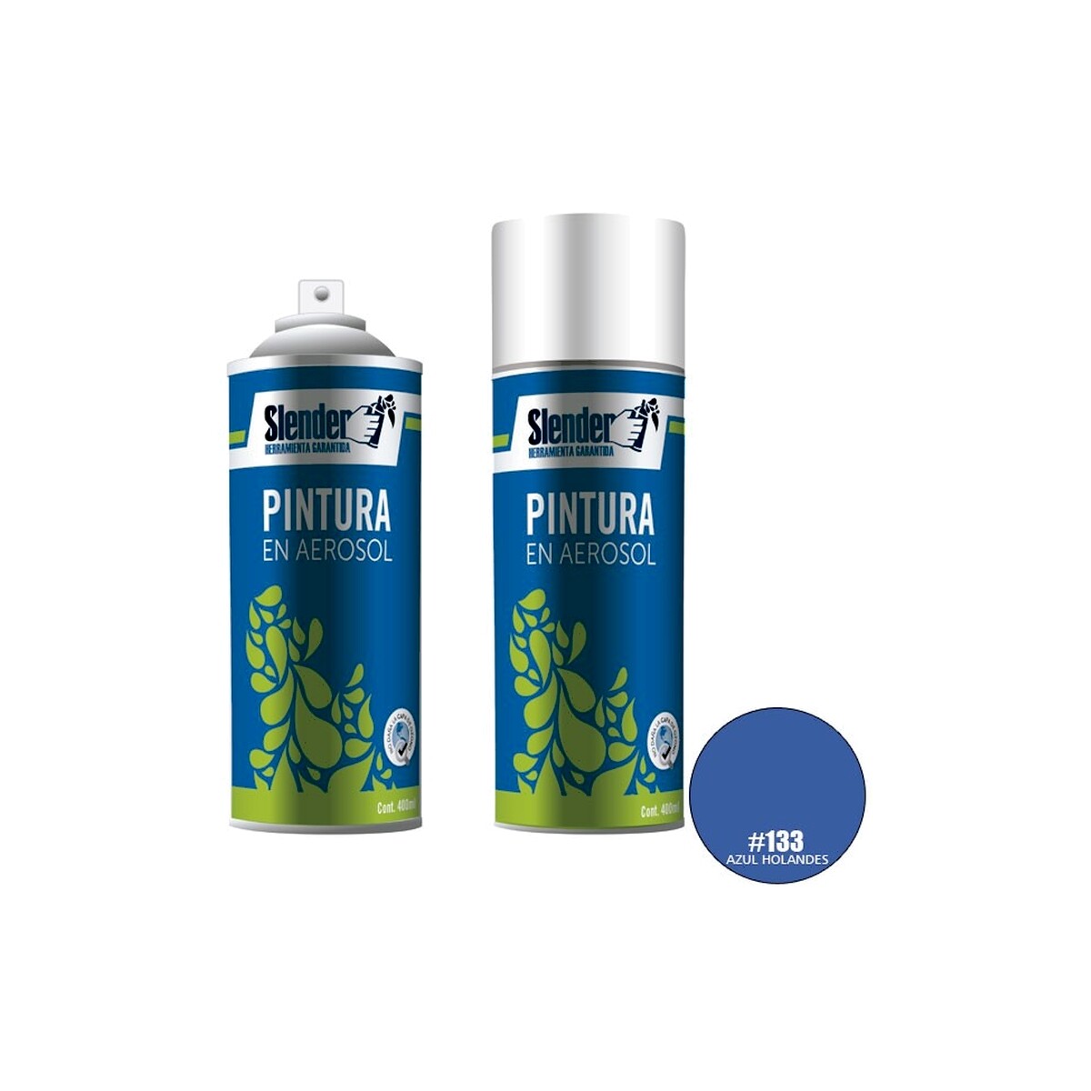 Aerosol Slender 400ml Azul Holandes (133) 