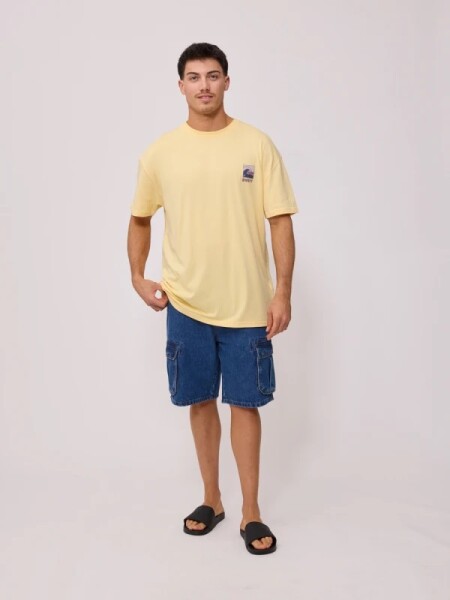 T-SHIRT RUSTY VERTUNA AMARILLO