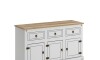 Aparador Bargueño Linea Mexicana Blanco Madera Maciza Aparador Bargueño Linea Mexicana Blanco Madera Maciza