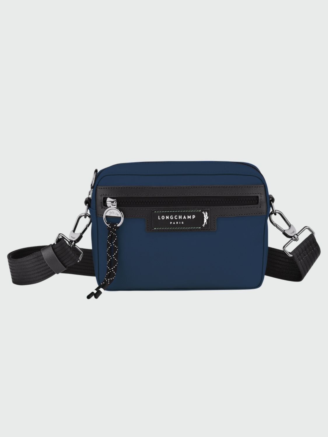 Longchamp- Cartera bandolera de lona reciclada, Le pliage Energy Azul