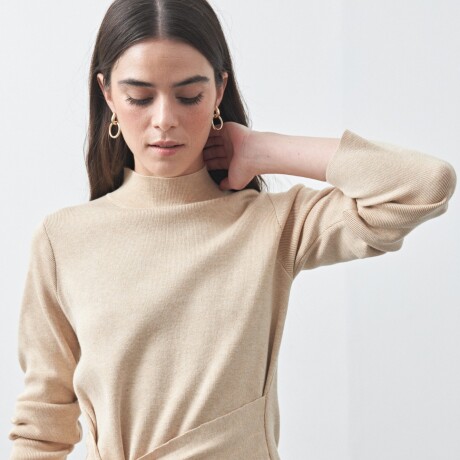 POLERA CORNELIA Beige Melange